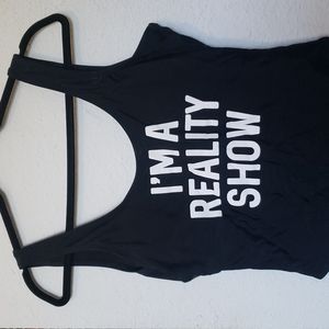 Black One Piece Bathingsuit